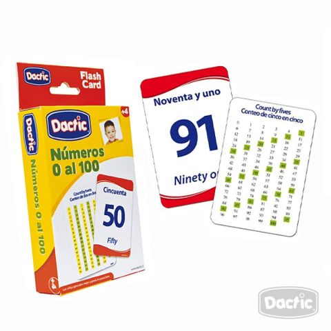 Láminas Números 0 al 100 Dactic