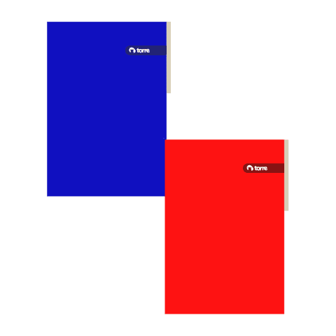 Carpeta Pigmentada Carton Oficio Torre