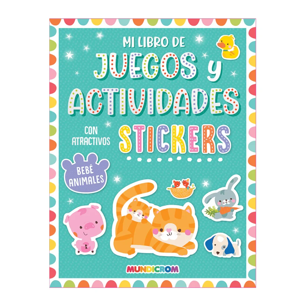 Mi Libro de Juegos y Actividades con Stickers Mundicrom - Imagen 4