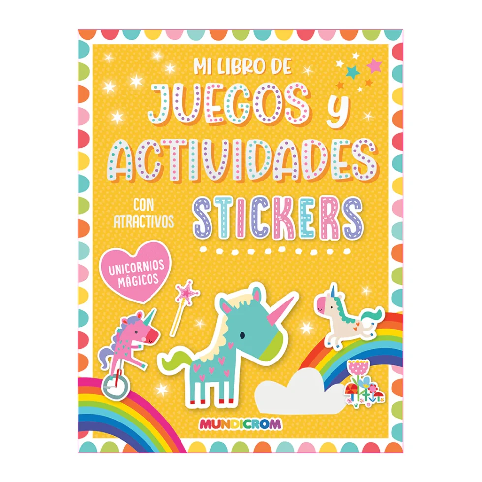 Mi Libro de Juegos y Actividades con Stickers Mundicrom - Imagen 3