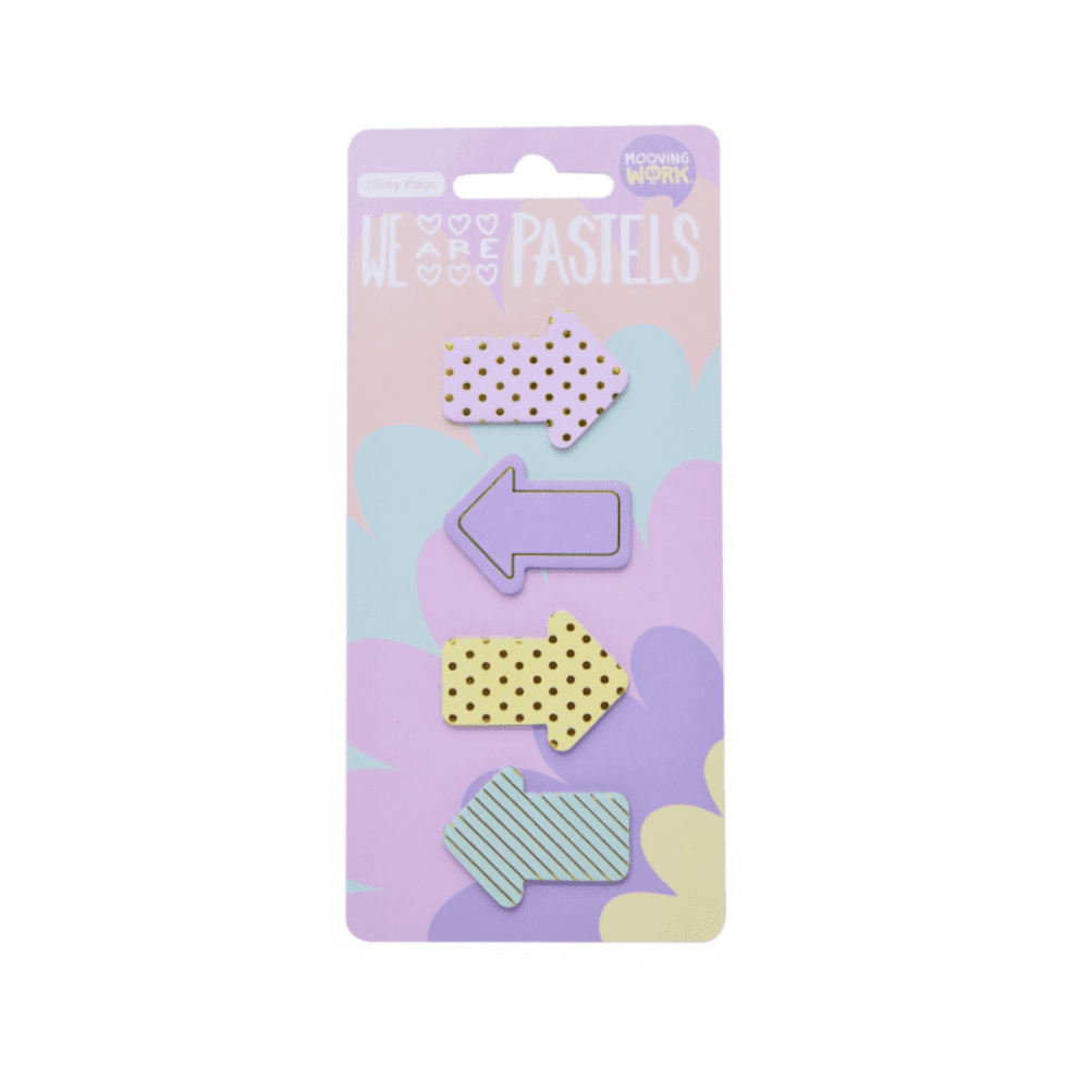 Set de 3 Flechas Adhesivas Señaladoras Pastel Rose Mooving
