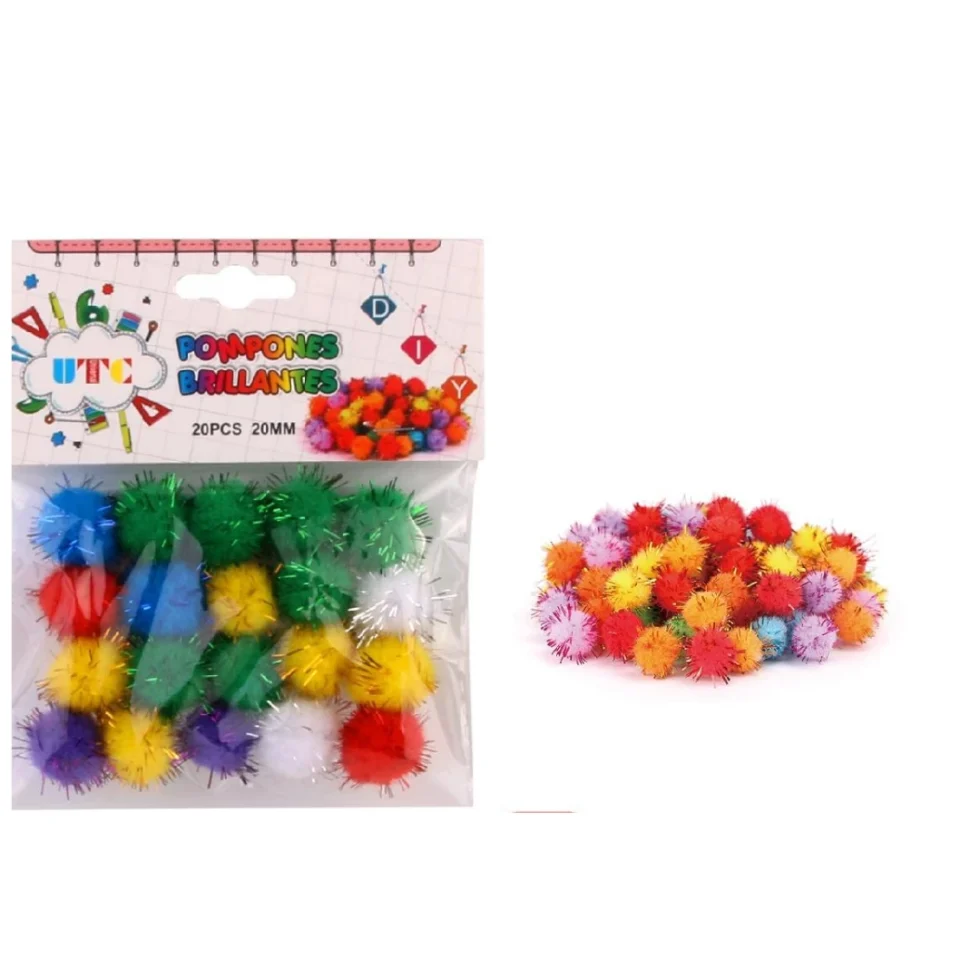 Set de Pompones brillantes UTC