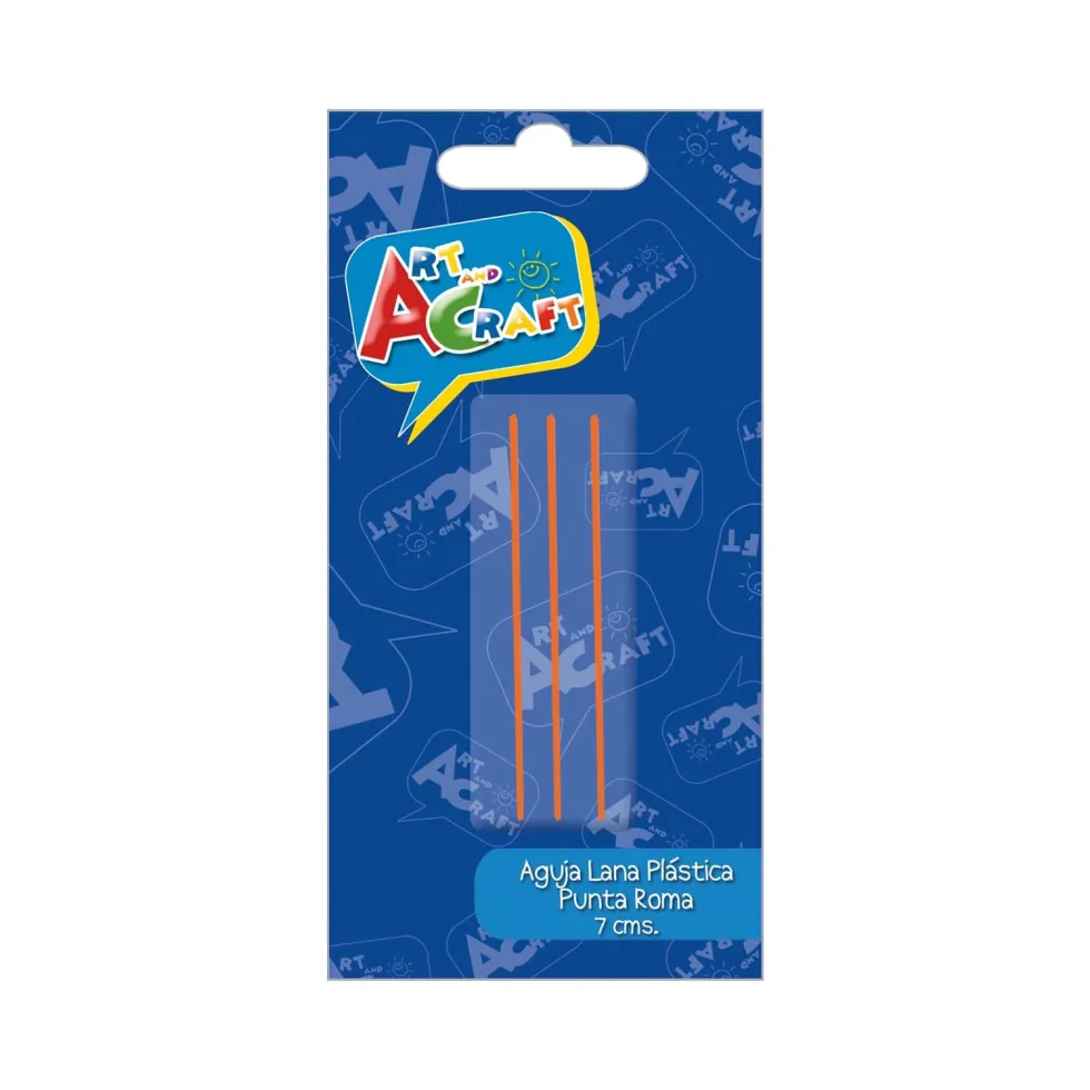 Set de 3 Agujas Plásticas Art and Craft