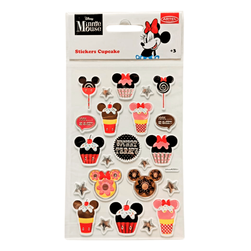 Stickers Minnie Cupcake Artel