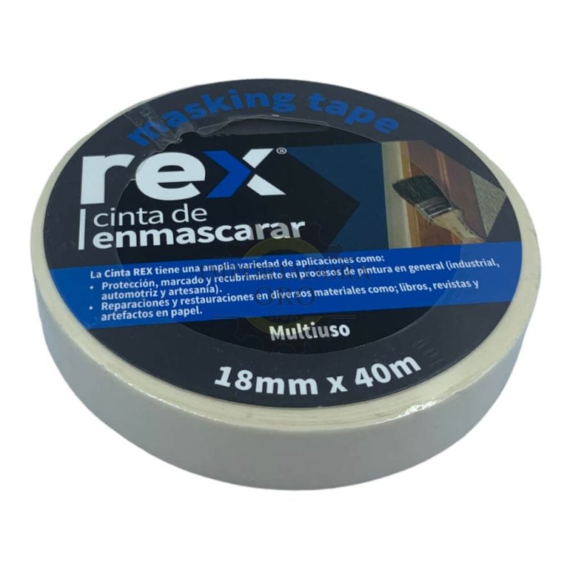 Masking Tape Rollo 18 mm x 40m Rex