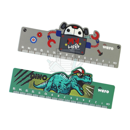 Regla Madera My Hero Dinosaur Wero