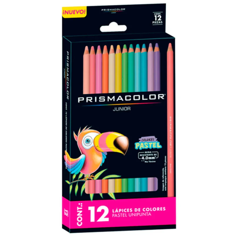Set de 12 Lápices de Colores PrismaColor Pastel