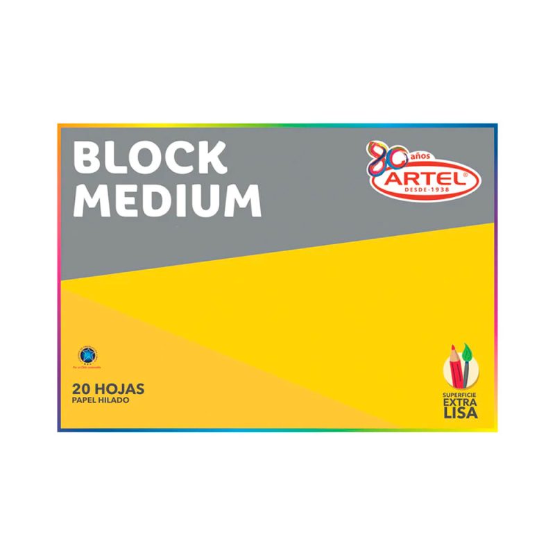 Block de Dibujo Medium 180 1/8 Artel