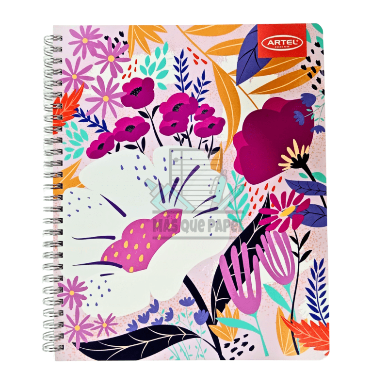 Cuaderno Universitario Floral Artel - Imagen 6