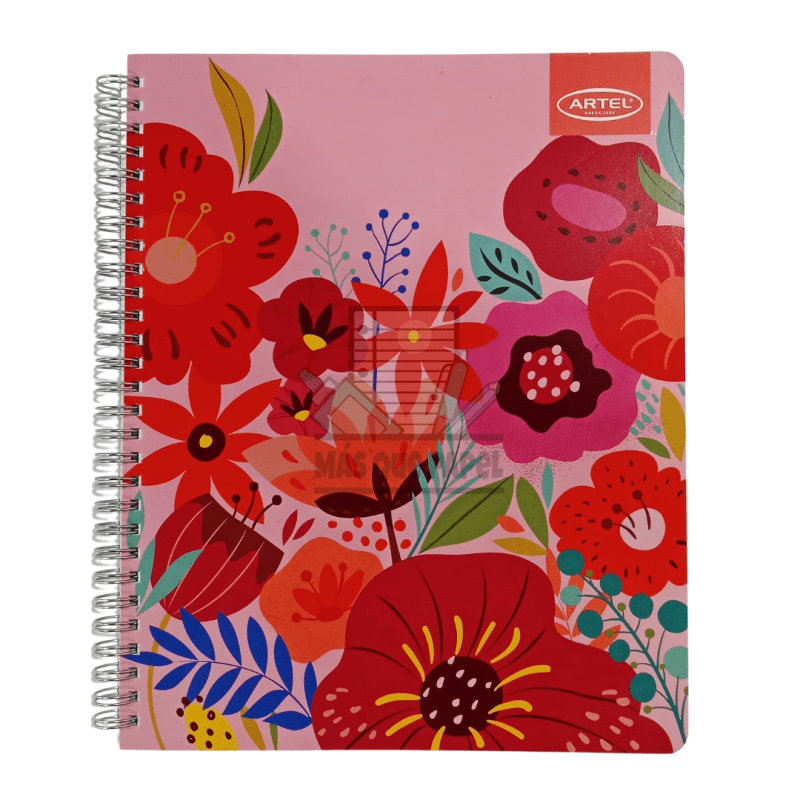 Cuaderno Universitario Floral Artel - Imagen 2