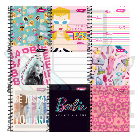 Cuaderno Medio Oficio Barbie Torre