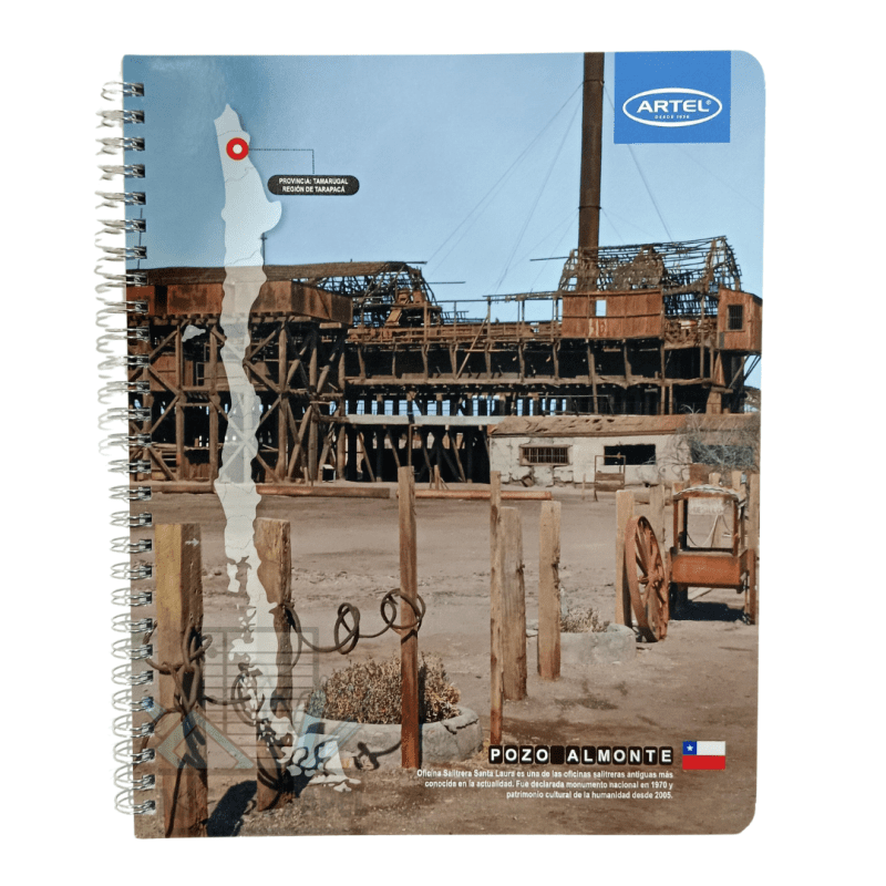 Cuaderno Universitario Paisajes de Chile Artel - Imagen 3