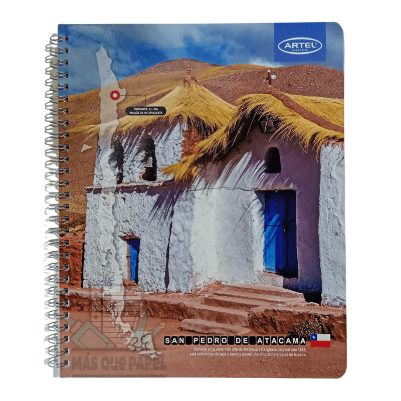 Cuaderno Universitario Paisajes de Chile Artel - Imagen 4