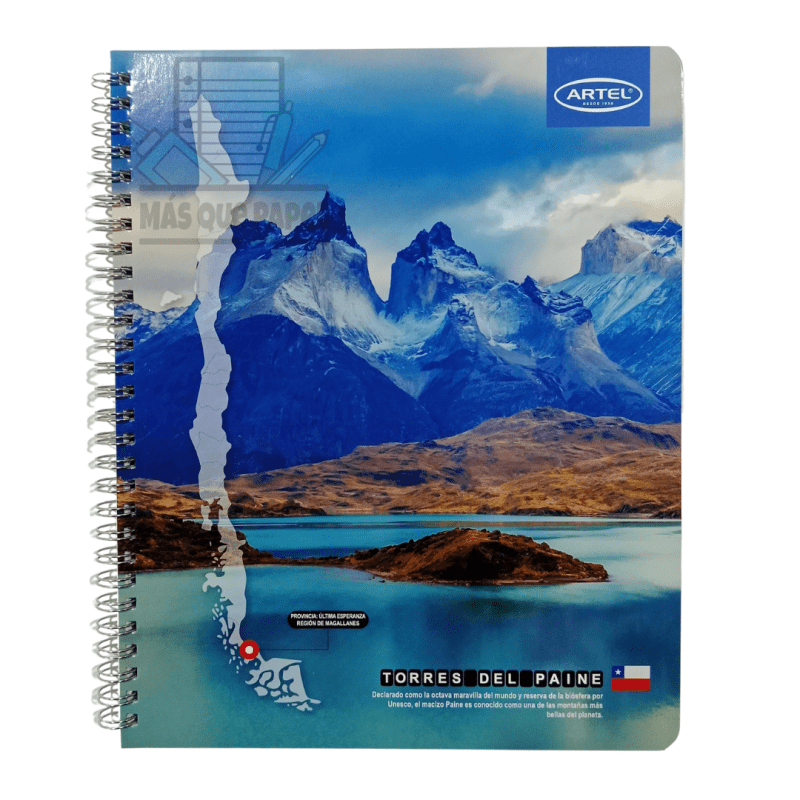 Cuaderno Universitario Paisajes de Chile Artel - Imagen 5