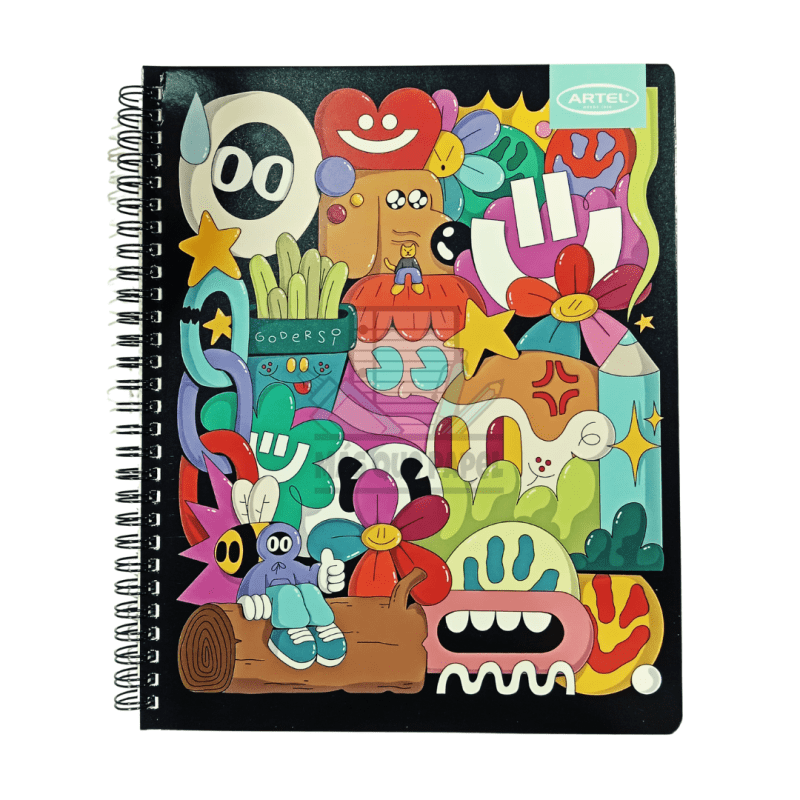 Cuaderno Universitario Ilustradores Chilenos Artel - Imagen 2