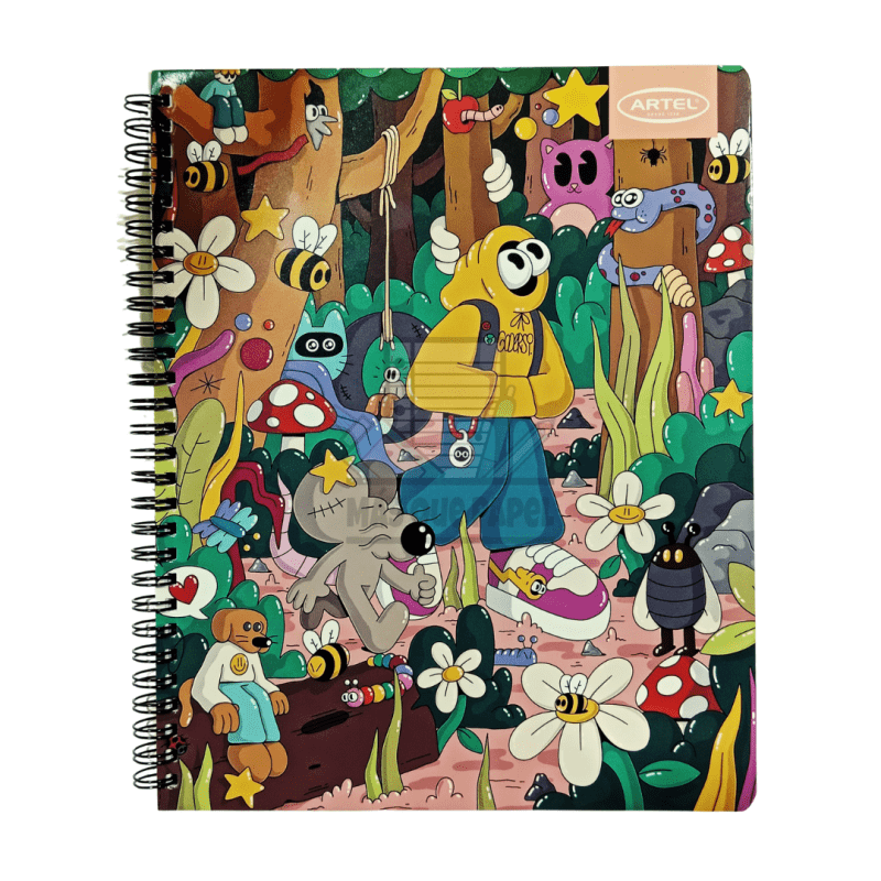 Cuaderno Universitario Ilustradores Chilenos Artel - Imagen 3
