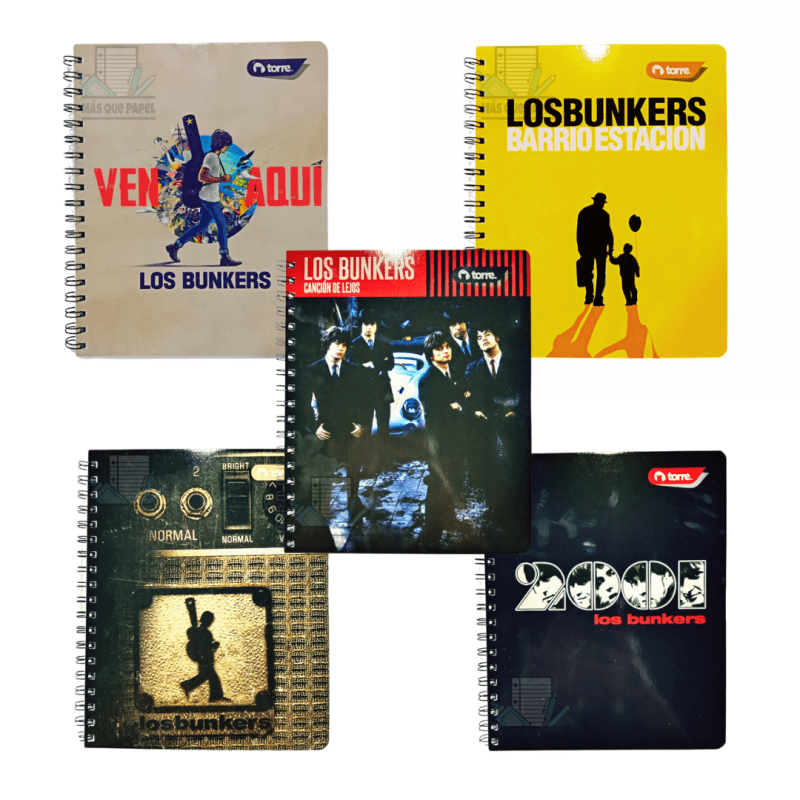Cuaderno Universitario Los Bunkers Torre