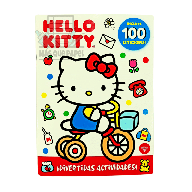Libro A Jugar con Hello Kitty + Stickers Vertice
