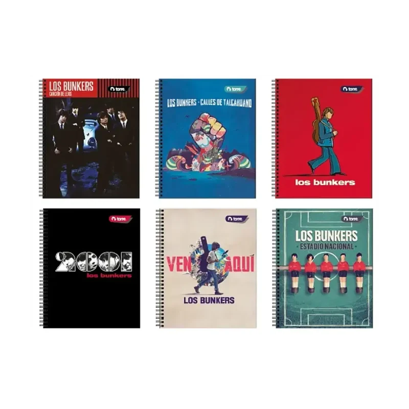 Cuaderno Triple Los Bunkers Torre