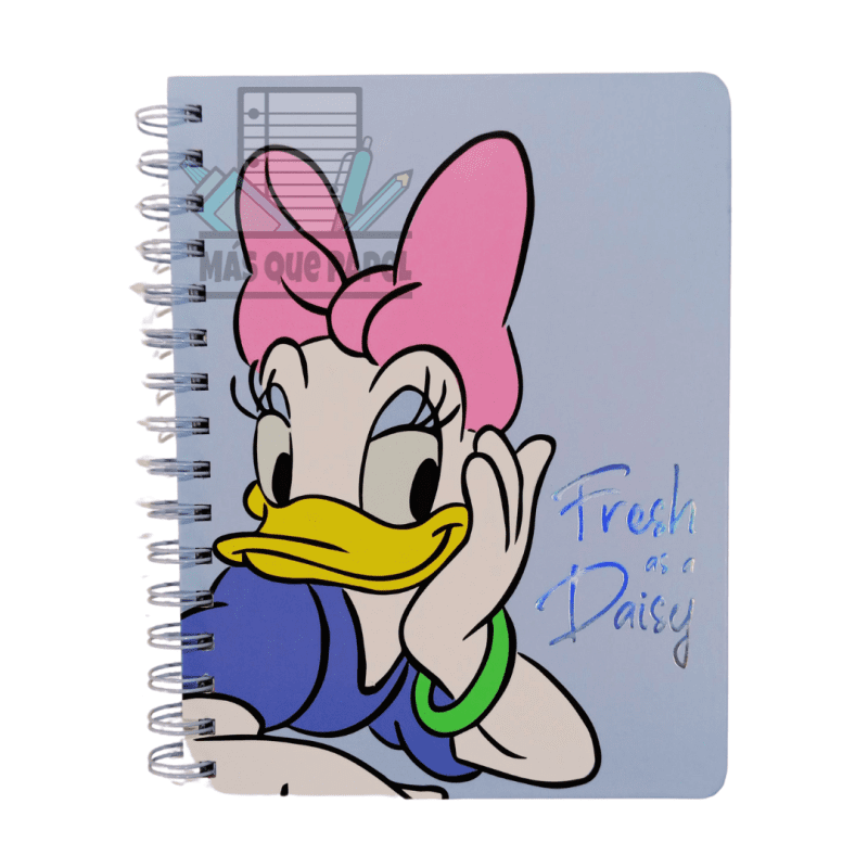 Libreta Espiral Daisy A5 Líneas Mooving - Imagen 2