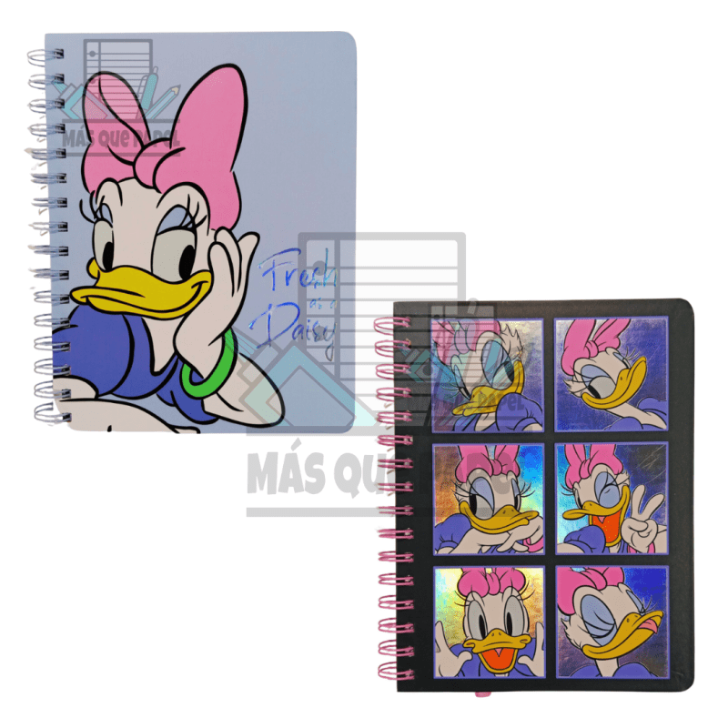 Libreta Espiral Daisy A5 Líneas Mooving