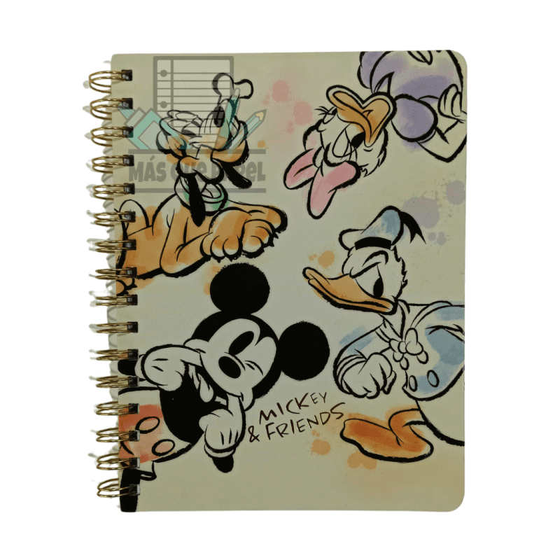 Libreta Espiral Mickey y sus Amigos A5 Líneas Mooving - Imagen 3