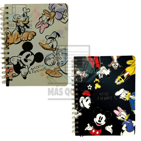 Libreta Espiral Mickey y sus Amigos A5 Líneas Mooving