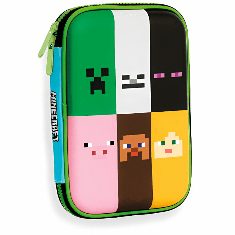 Estuche Cartuchera Minecraft Mooving
