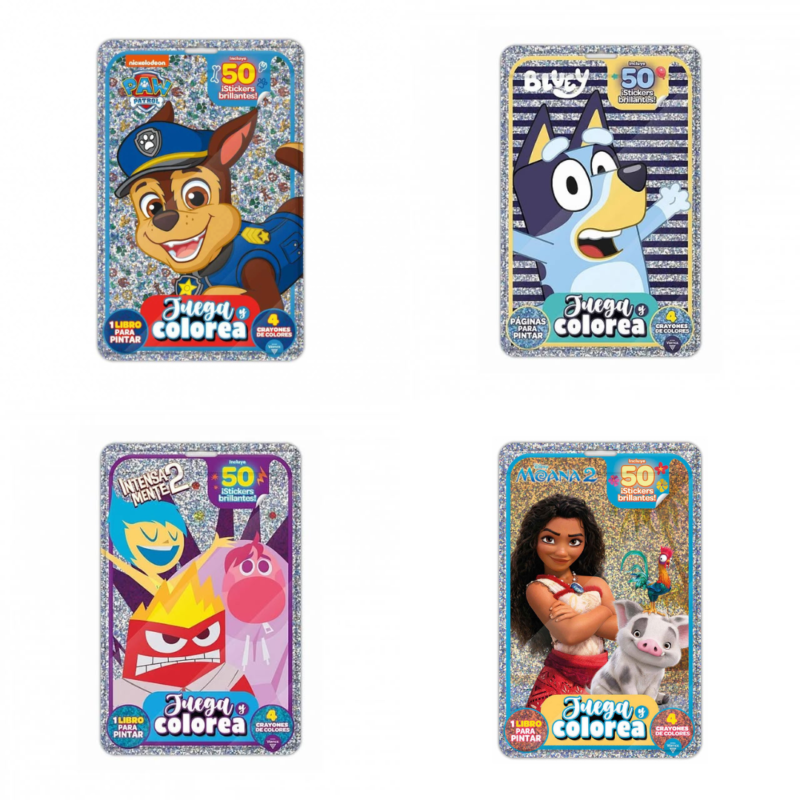 Colección Juega y Colorea Vertice