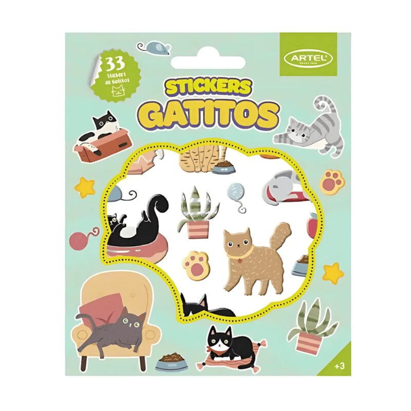 Stickers Mascotas Relieve Artel - Imagen 2