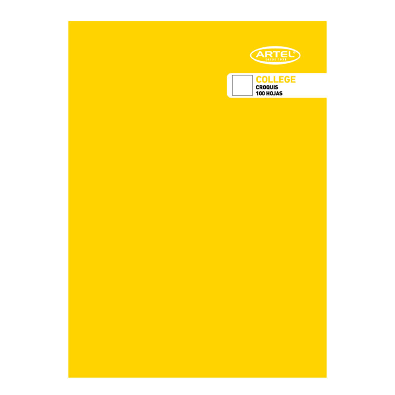 Cuaderno College Croquis 100 hjs Artel