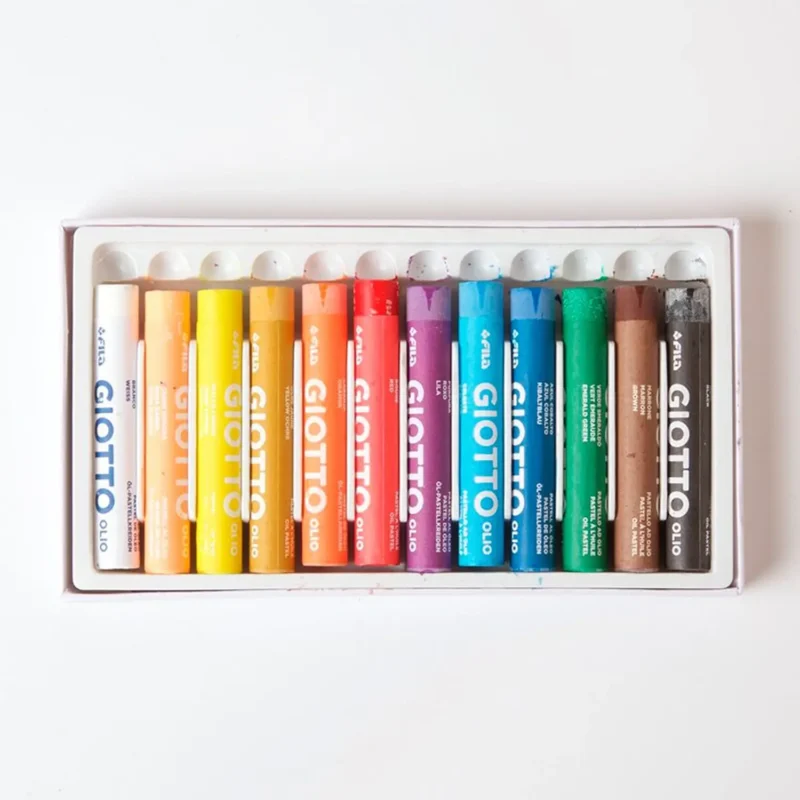 Set de 12 Lápices Pastel Óleo Giotto