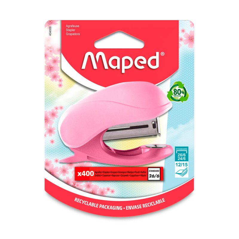 Mini Corchetera Pastel + Corchetes Maped
