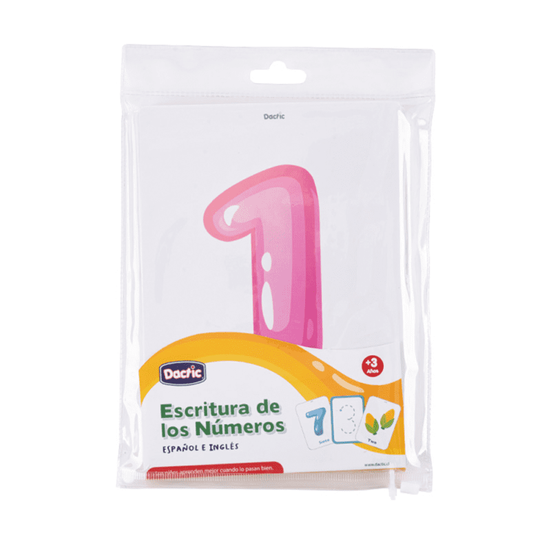 Láminas Escritura Número Dactic