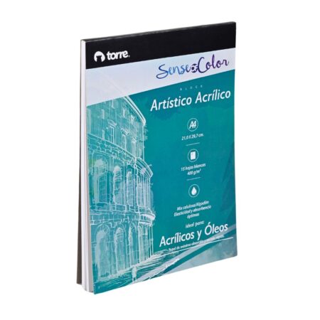 Block Artístico Acrílico SOC 15 Hojas Torre