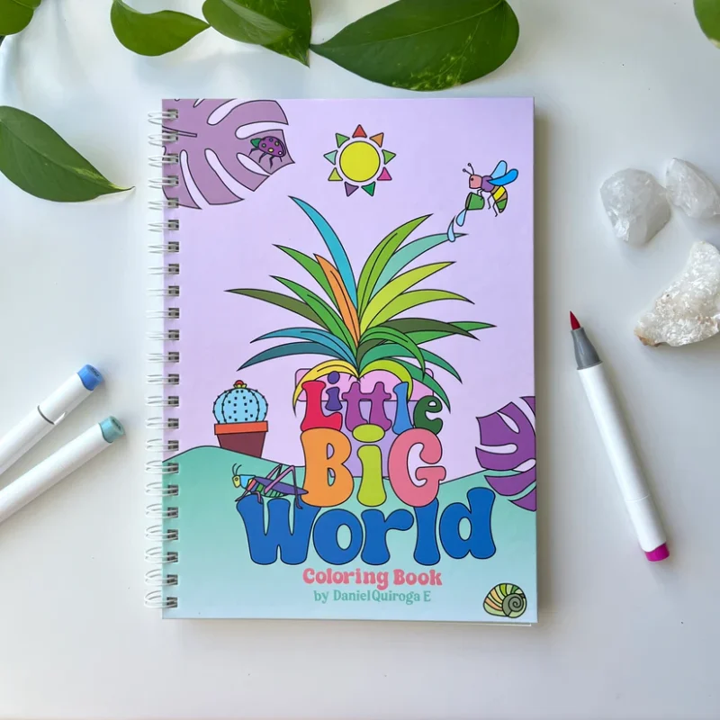 Libro para colorear: Little Big World