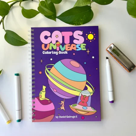 Libro para colorear: Cats Universe