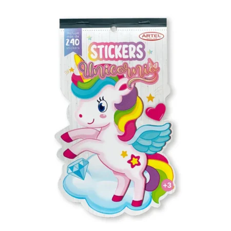 Álbum 250 Stickers Unicornios