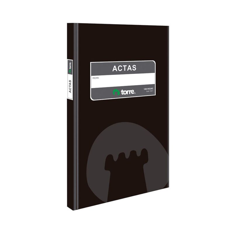 Libro de Actas 100 hojas Torre