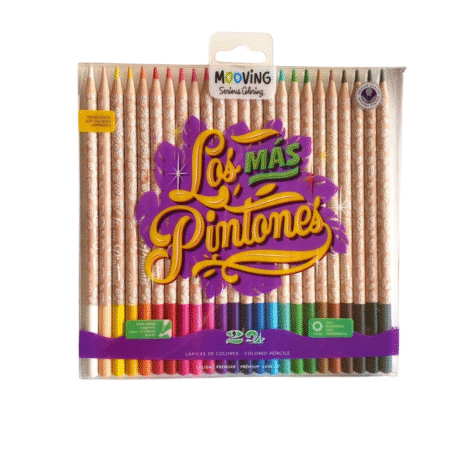 Set de 24 Lápices Colores Premium Mooving