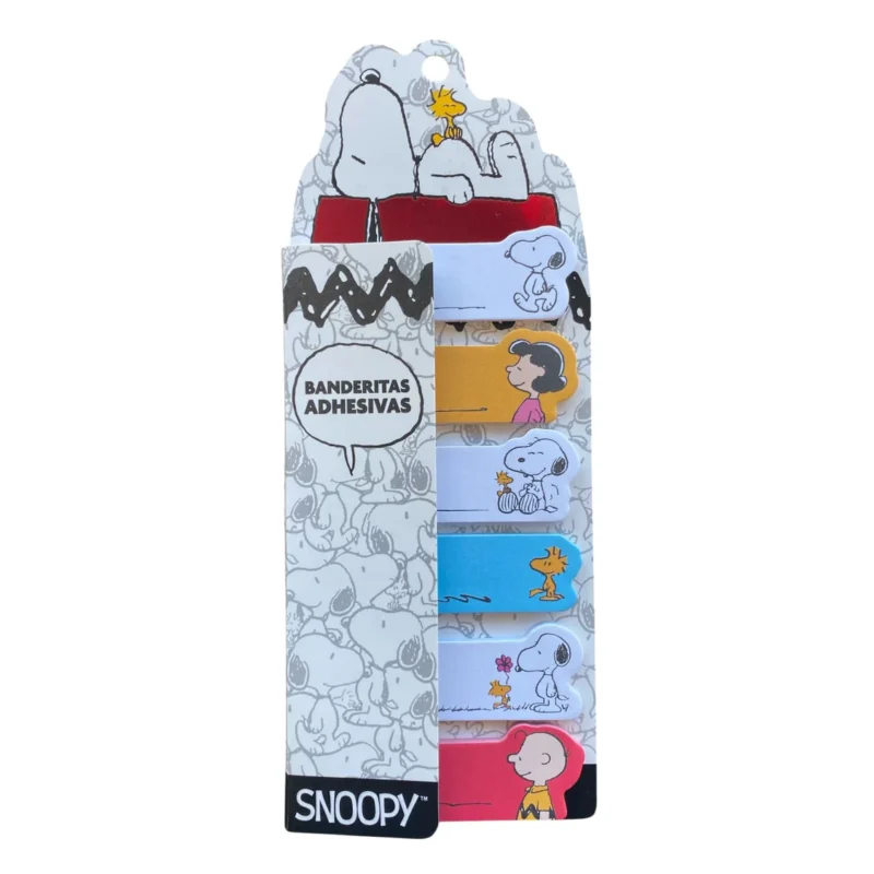 Set 6 Banderitas Snoopy Maw Mooving