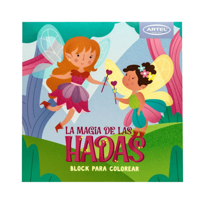 Block para colorear La Magia de las Hadas Artel