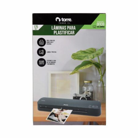 Caja 100 termoláminas Oficio 175micrones