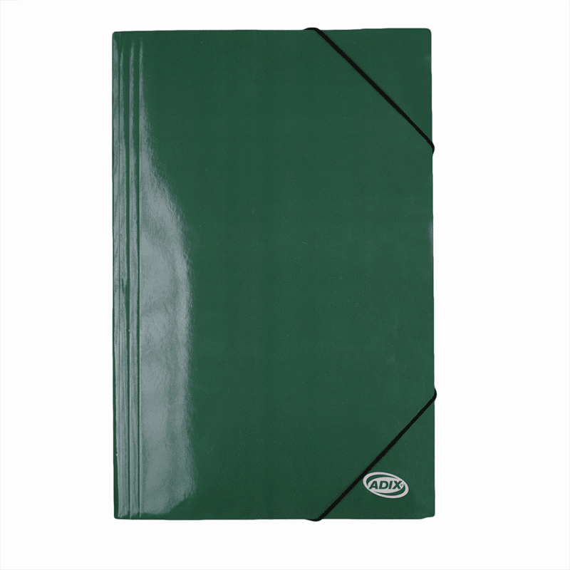 Carpeta con Elástico Verde Oficio Adix