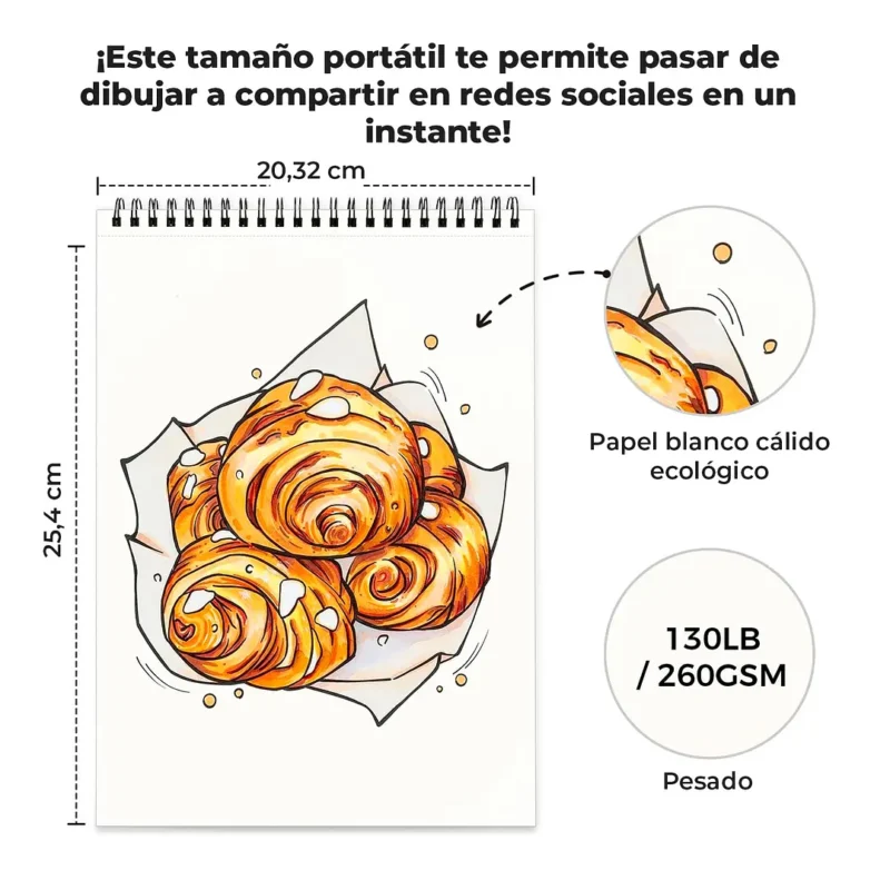 Libro para Colorear doble cara Enjoy The Sweet Moment Ohuhu - Imagen 5