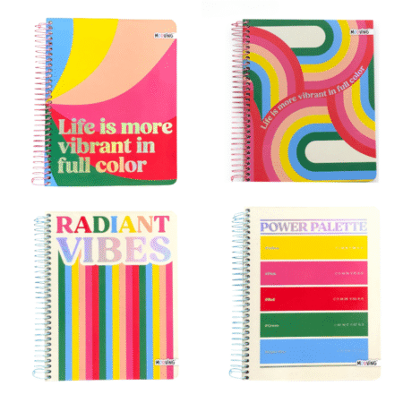 Cuaderno Medio Oficio Rainbow Mooving