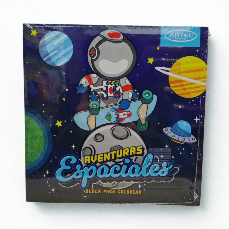 Block para colorear Aventuras Especiales Artel