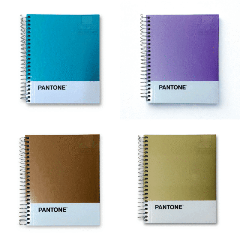 Cuaderno Pocket Colores Metalizados Pantone