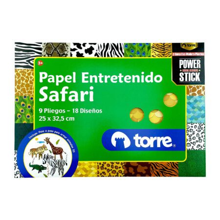 Bolson Papel Entretenido Safari Torre