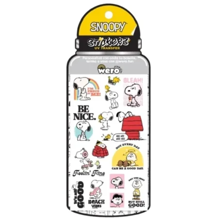 Stickers para Botella Snoopy